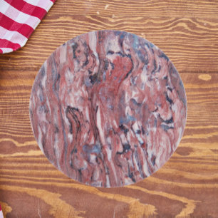 Red Mineral Stone Abstract Pattern Cutting Board