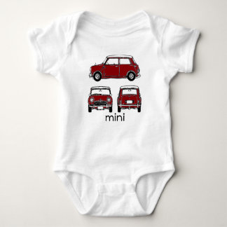 Red Mini Baby Bodysuit
