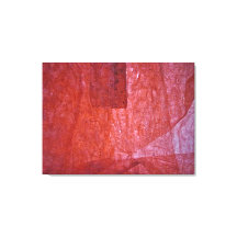 Red minimalism Stretched Canvas Print,Ordinary red