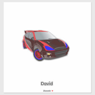 Red Minimalistic Custom Photo Name Personalised