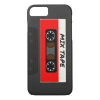 Red Mix Tape - 80s And 90s Retro Inspired Gift