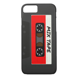 Red Mix Tape - 80s And 90s Retro Inspired Gift iPhone 8/7 Case