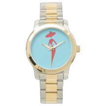 Red Model Two-Tone Watch