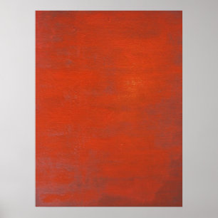 Red Modern Art Poster