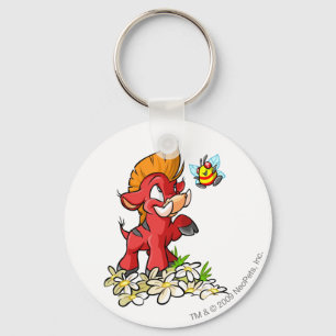 Red Moehog and Buzz Key Ring
