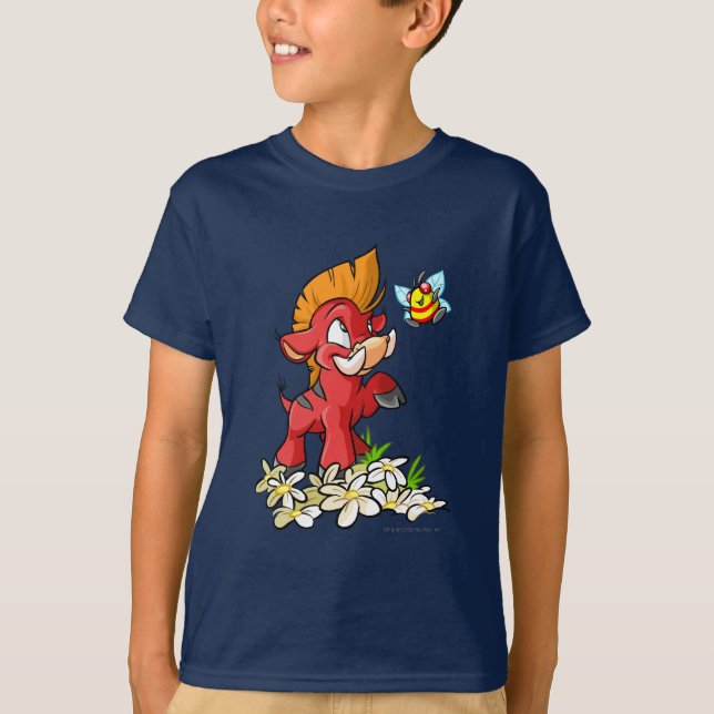 Red Moehog and Buzz T-Shirt (Front)