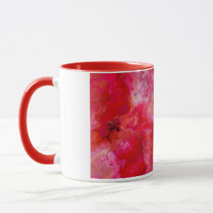  Red Monochromatic Textures Mug