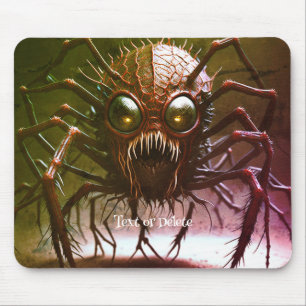 Red Monster Halloween Mousepad