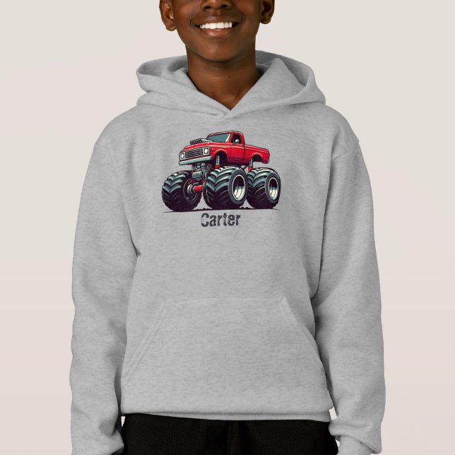 Red monster truck  (Front)