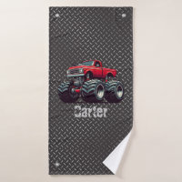 Red monster truck