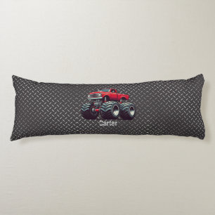 Red monster truck body cushion