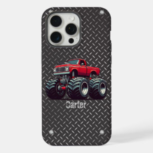 Red monster truck iPhone 15 pro max case