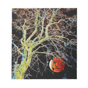 Red Moon Rising Notepad