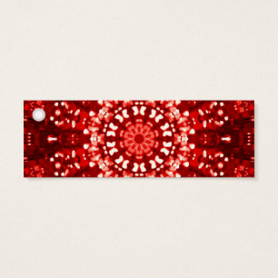 Red moorish Islamic gift tag