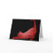 Red Mosaic Cat Custom Greeting cards