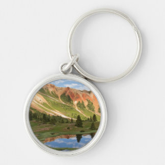 Red Mountain Reflection Key Ring