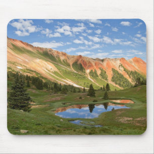 Red Mountain Reflection Mouse Pad