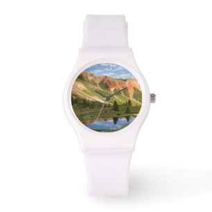 Red Mountain Reflection Watch
