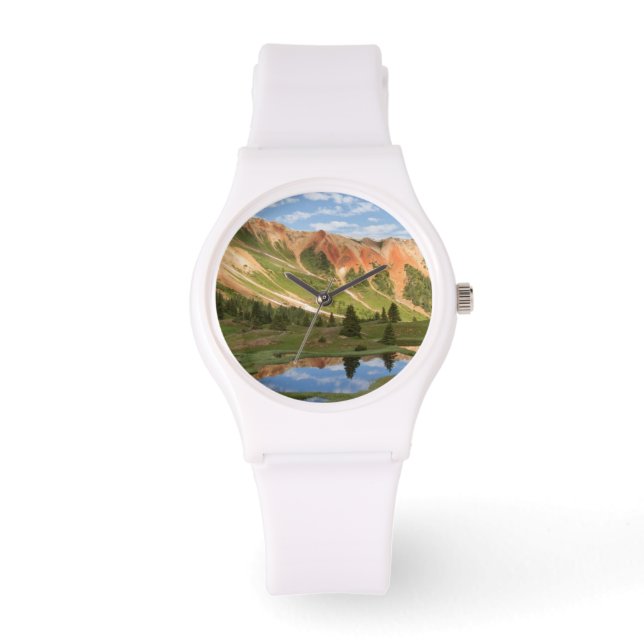 Red Mountain Reflection Watch (Front)