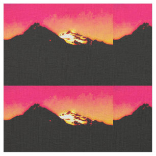 Red Mountain Sunset Fabric