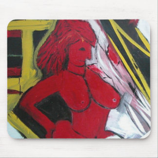 Red Muse Mouse Pad