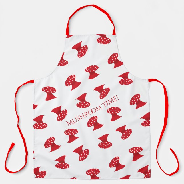 Red Mushroom Apron (Front)