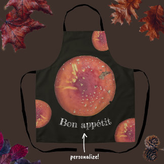 Red mushroom apron