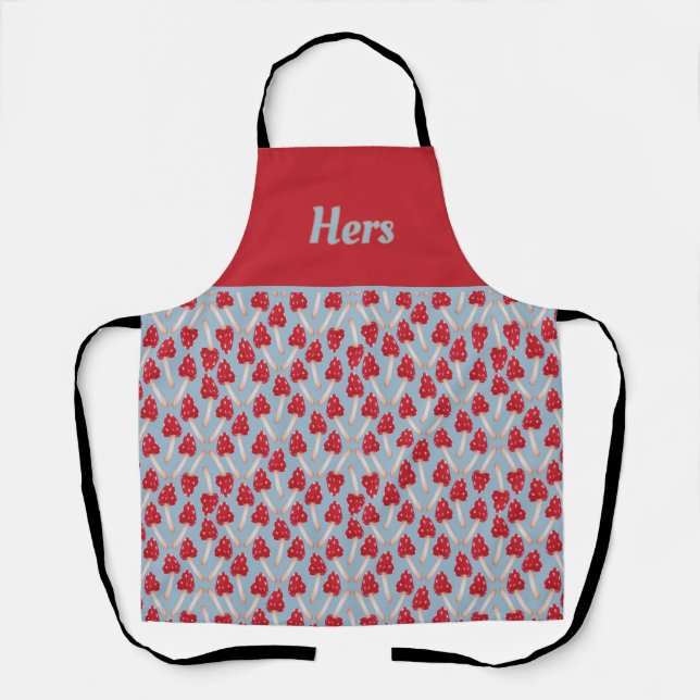 Red Mushroom - Hers Apron (Front)