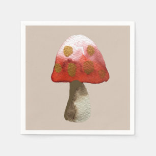 Red Mushroom Toadstool magic Napkin