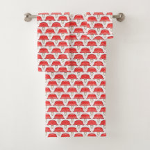 Red Mushroom Towel set perfect for Gifts