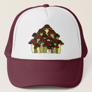 Red Mushrooms Hat