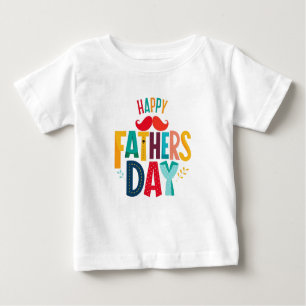 Red Mustache Baby T-Shirt