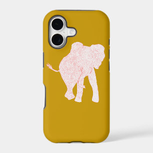 Red/Mustard iPhone 5 Case