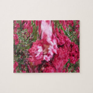 Red Myrtle Fractalized Jigsaw Puzzle