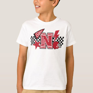 Red N Football Fan  T-Shirt