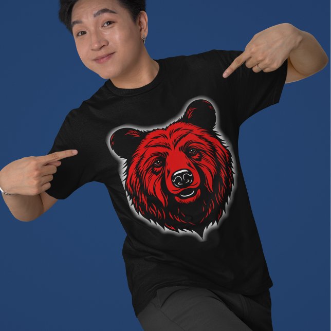 Red N Rough Grizzly Bear Tough Guy TShirt (Creator Uploaded)