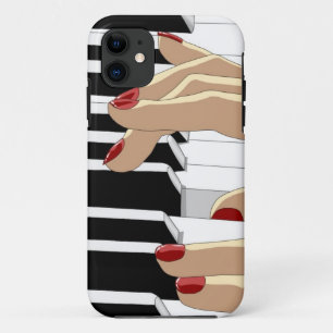 Red Nails Piano iPhone 5 Case