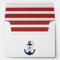 Red Nautical Anchor Monogram