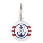 Red Nautical Monogram