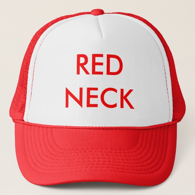 RED NECK TRUCKER HAT (Front)