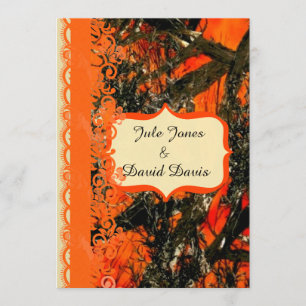 Red Neck Wedding Invitation