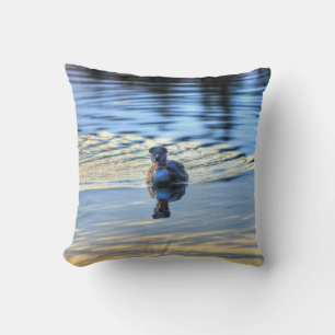 Red-necked Grebe for Wildlife & Bird-lovers Cushion