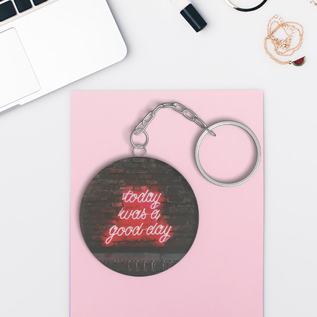 Red neone signage keychain (Creator Uploaded)