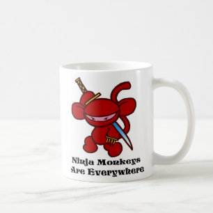 Red Ninja Claw Coffee Mug