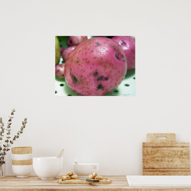 Red Norland potato Poster (Kitchen)