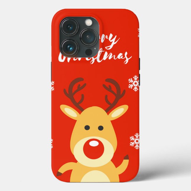 Red nose deerb Case-Mate iPhone case (Back)