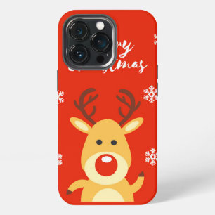 Red nose deerb iPhone 13 pro case