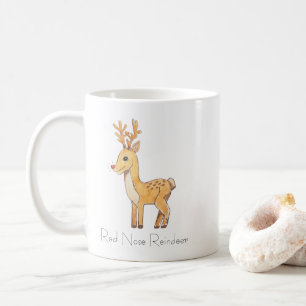 Red Nose Reindeer Coffee Mug