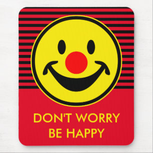 Red Nose - yellow + your ideas Mouse Pad