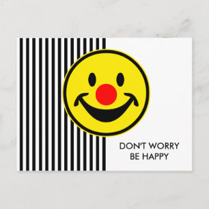 Red Nose - yellow + your ideas Postcard